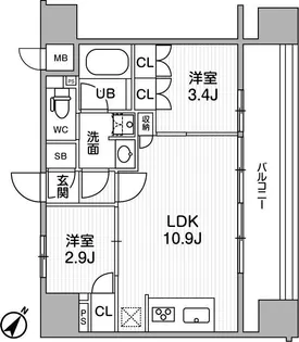 nido SUGAMO【12階】の間取り