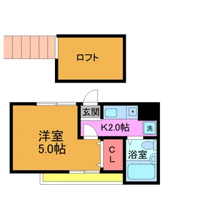 プルミエールHIRATA【2階】の間取り