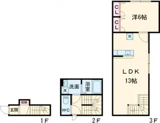 Liberte経堂の間取り