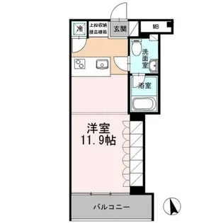 カスタリア目黒長者丸【2階】の間取り