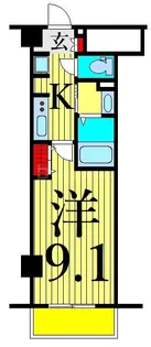 カスタリア本駒込の間取り