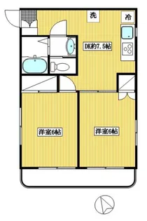 モンシャトー【4階】の間取り