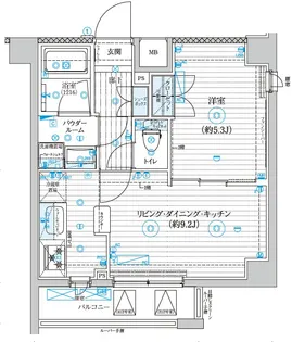 GENOVIA世田谷砧II【2階】の間取り