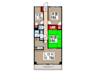第15藤島マンション【1階】の間取り