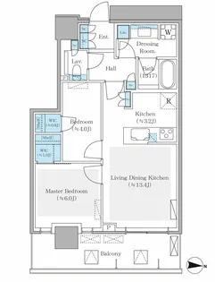 パークシティ中野ザタワー ブリーズ【11階】の間取り