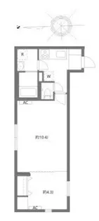 グランピア四谷【2階】の間取り