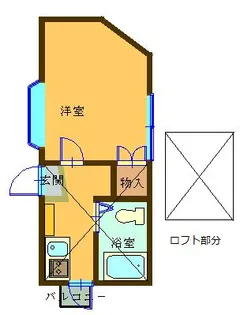 ベルメゾン本厚木【2階】の間取り
