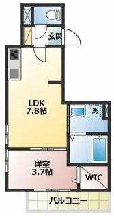 ヴランドール船橋本町【2階】の間取り