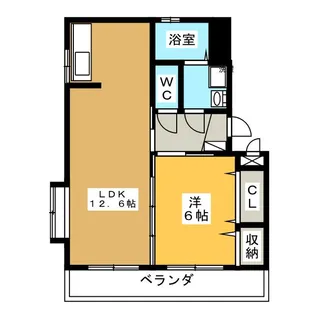 ソレイユ・ヴィラージュ【1階】の間取り