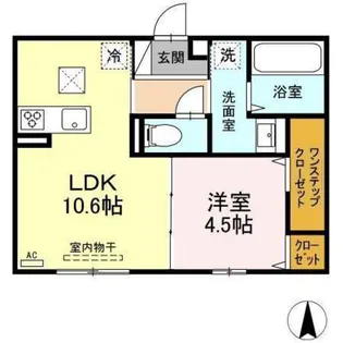 シャインテラス【1階】の間取り