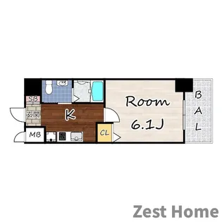 NEW尼崎【3階】の間取り