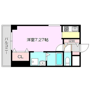ラ・フォンテ十三【7階】の間取り