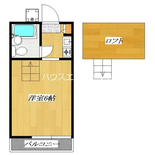 ツゥインズA【1階】の間取り