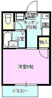 スイングハイツN2【1階】の間取り