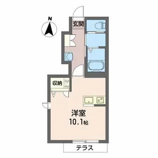 クラヴィエSako【1階】の間取り