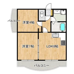 ジェイ・ジルーB【3階】の間取り