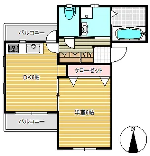 Vestige城南【3階】の間取り