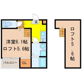 Bellezza【2階】の間取り