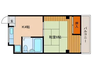ヤスヒロマンション【2階】の間取り