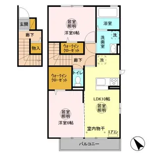コンフォートII【2階】の間取り