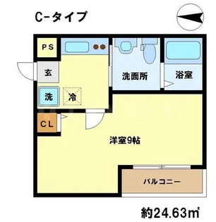 カーサフォレスタII【1階】の間取り