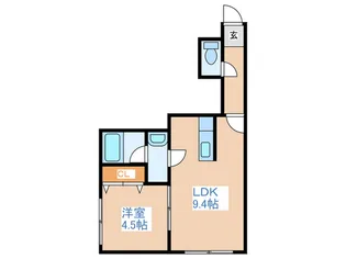 レッドボックス【2階】の間取り