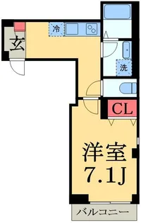 ボナール勝田台【2階】の間取り