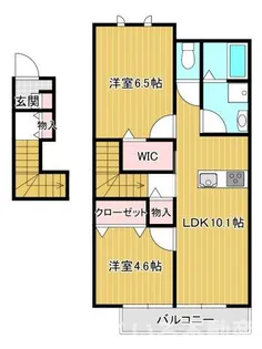 エターナルA【2階】の間取り