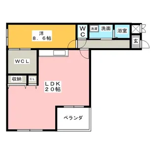 ベーシックマンションII【3階】の間取り