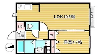 セイカイハイツ【2階】の間取り