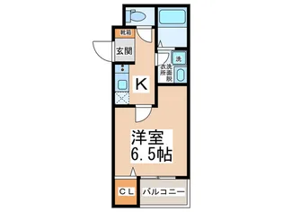 エヴァンステ-ジ若宮町【1階】の間取り