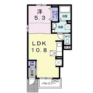 ワールド【1階】の間取り
