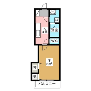 フレンドリーハイツ紺屋【2階】の間取り