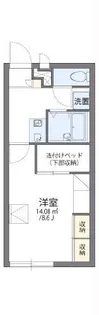 レオパレス海誠【1階】の間取り