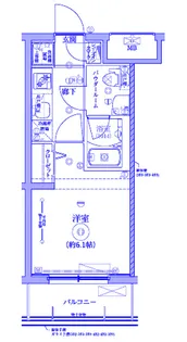 RELUXIA横濱鶴見II【4階】の間取り