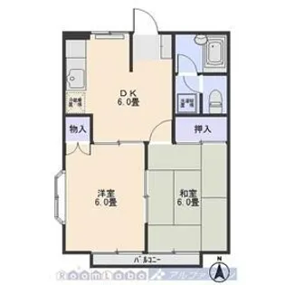 S・コンフォート前橋【1階】の間取り