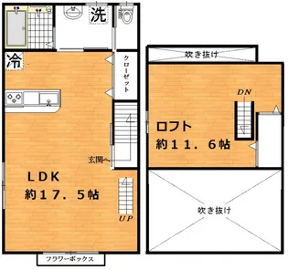 ブリックハウス等々力【2階】の間取り