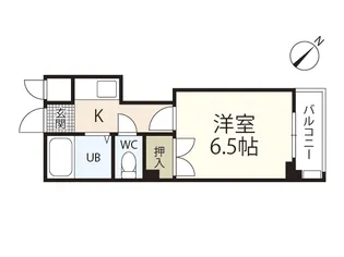 ジュネス九軒町【2階】の間取り
