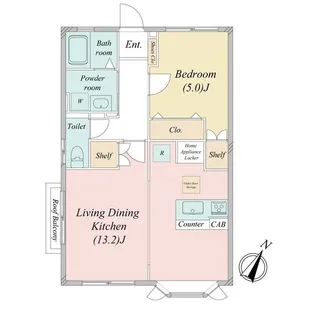 ウェーブ成瀬II【1階】の間取り