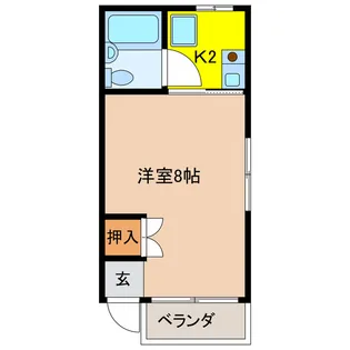 マンション小森【1階】の間取り