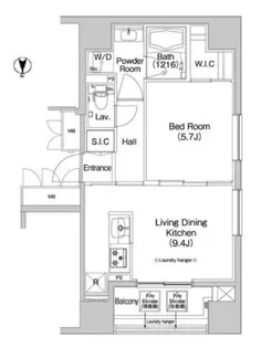 コンフォリア錦糸町【3階】の間取り