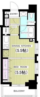 ライオンズマンション西麻布シティ【7階】の間取り