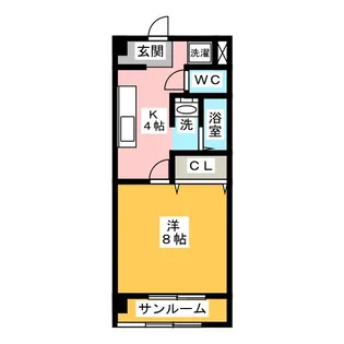 福島ハイツ【1階】の間取り