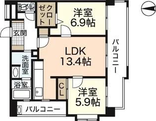 イルフィオーレ【5階】の間取り