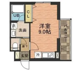 S-FORT船橋海神East【3階】の間取り