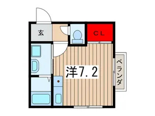 サンビル2【2階】の間取り