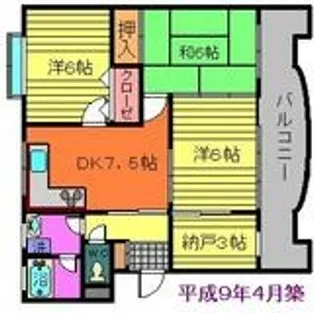 ヒルサイドII【3階】の間取り