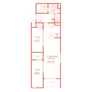 Royal Hills【3階】の間取り