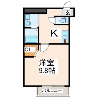 アルヴィータ新屋敷【3階】の間取り