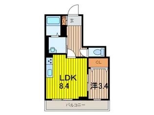 スマートグラン浦和岸町【2階】の間取り